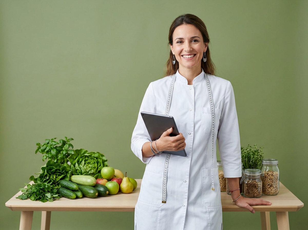 ИИ-фото для нутрициолога — Полнофигурный образ health coach
