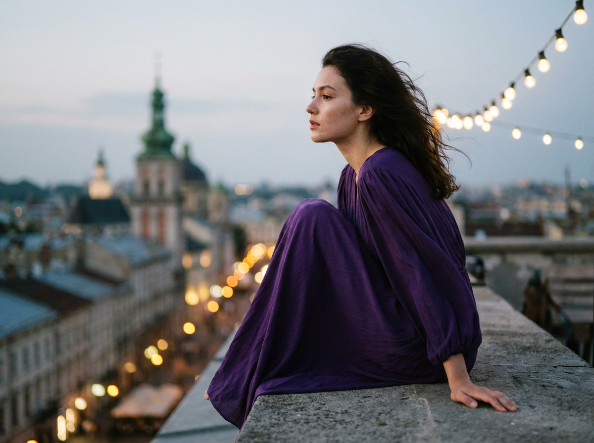 ИИ-Фото на крыше